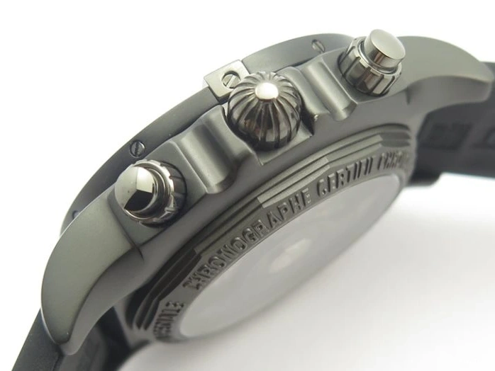 MiroTime 0424 Stretchable DayDate 40mm BP-Maker 228206 SS Green Roman Dial (Fluted Bezel) On SS Bracelet ETA 3904